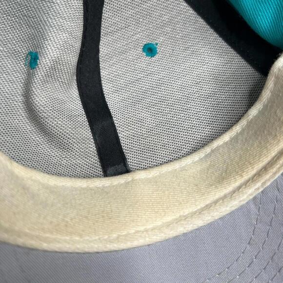 Vintage 90s Florida Marlins New Era 5950 Wool Fitted Cap 7 3/8 MLB Diamond USA - Picture 2 of 8